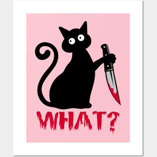 Psycho Cat Posters and Art